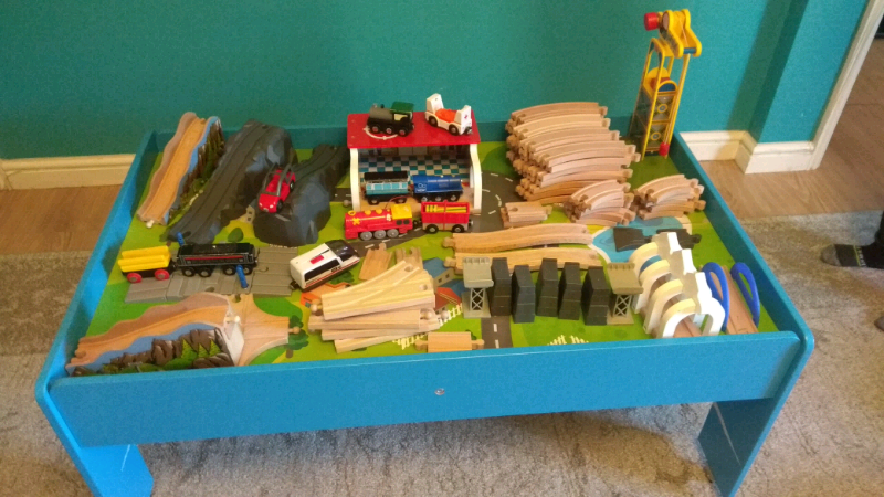 tesco train table
